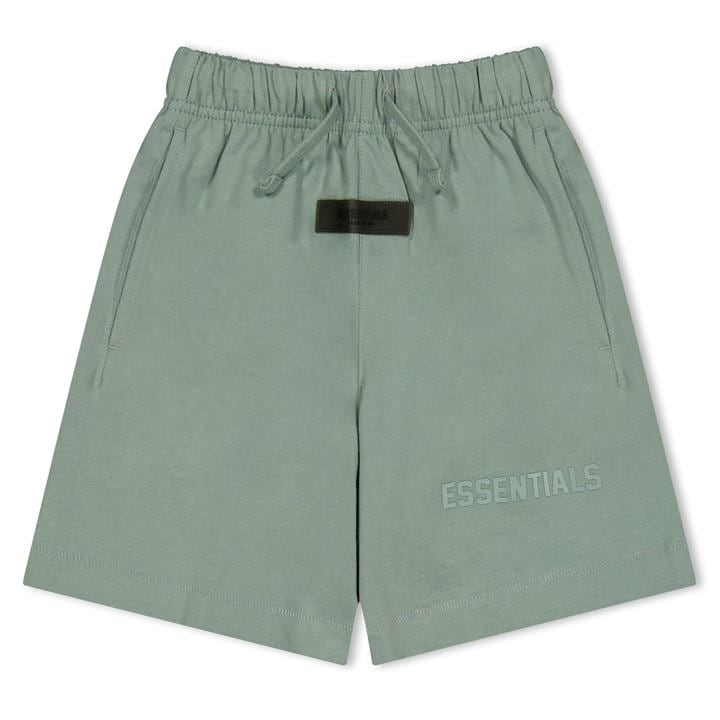 Fear Of God Essentials  Kids Green Kids' Fleece Jogger Shorts in Size 8 - 9 Years, Sports Direct