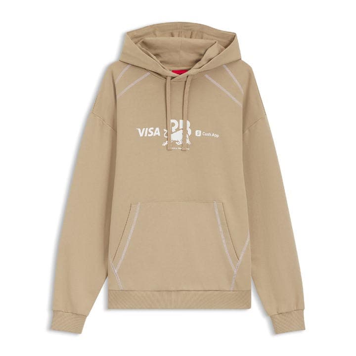Hugo Men's Beige Vcarb Hoodie_01 in Size M, Sports Direct