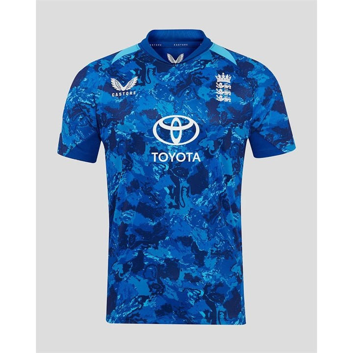 England  Men's   Odi Shirt 2025 , Football by Castore in Size 2XL, Sports Direct