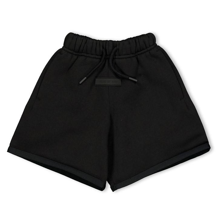 Fear Of God Essentials  Kids Black ' Fleece Jogger Shorts in Size 6 - 7 Years, Sports Direct