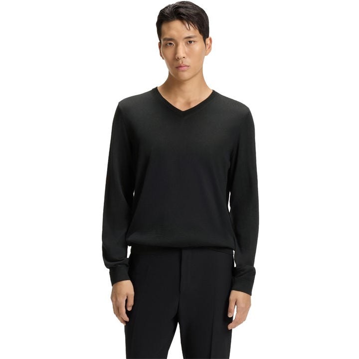 Boss Men's Black Melba P Knitted Top in Size 2XL, Sports Direct