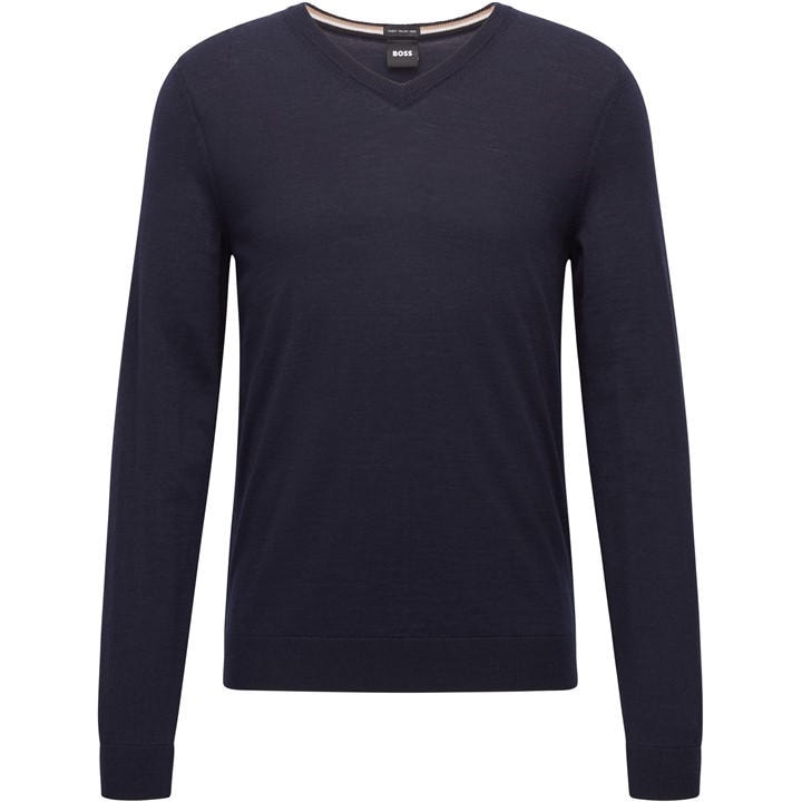 Boss Men's Blue Melba P Knitted Top in Size 2XL, Sports Direct