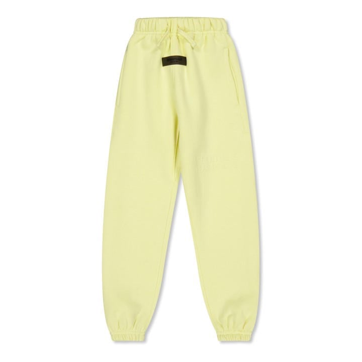 Fear Of God Essentials  Kids Yellow ' Closed Hem Fleece Jogging Bottoms in Size 9 - 10 Years, Sports Direct