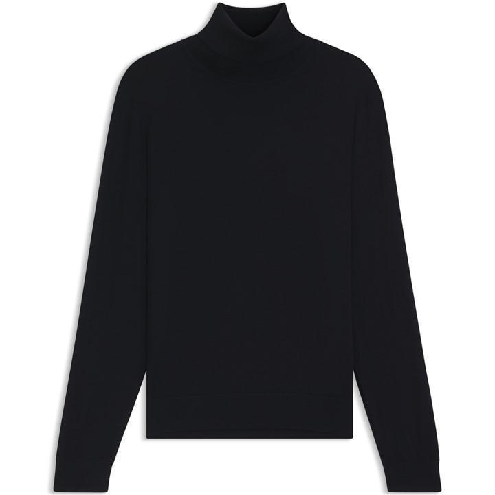 Boss Men's Blue X Beckham Rollneck Cashmere Sweater in Size M, Sports Direct