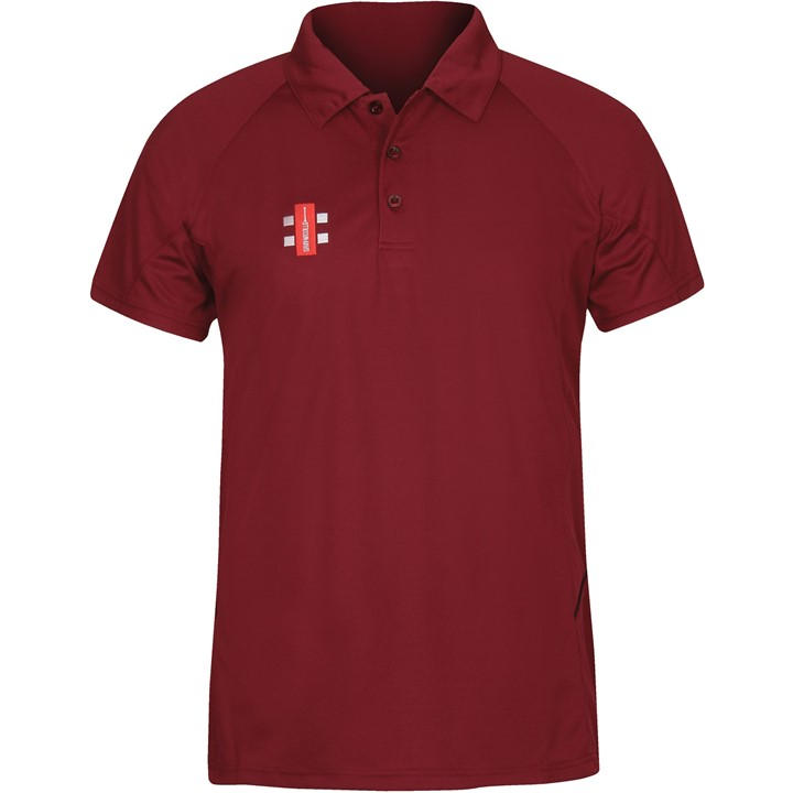 Gray Nicolls Men's Red Matrix Cricket Polo Shirt in Size 2XS, Sports Direct