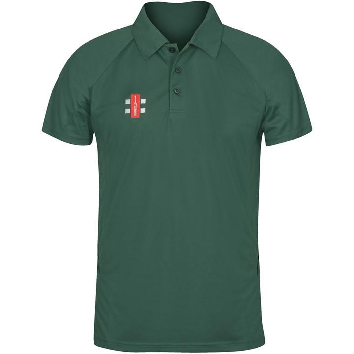 Gray Nicolls Men's Green Matrix Cricket Polo Shirt in Size 2XS, Sports Direct