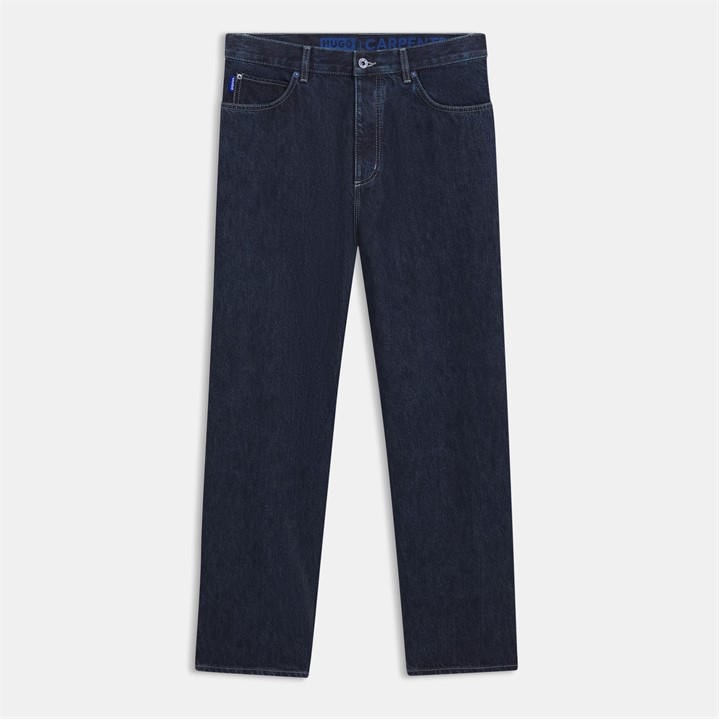 Hugo Men's Blue Straight Leg Denim Jeans (Carpenter) in Size 36 R, Sports Direct