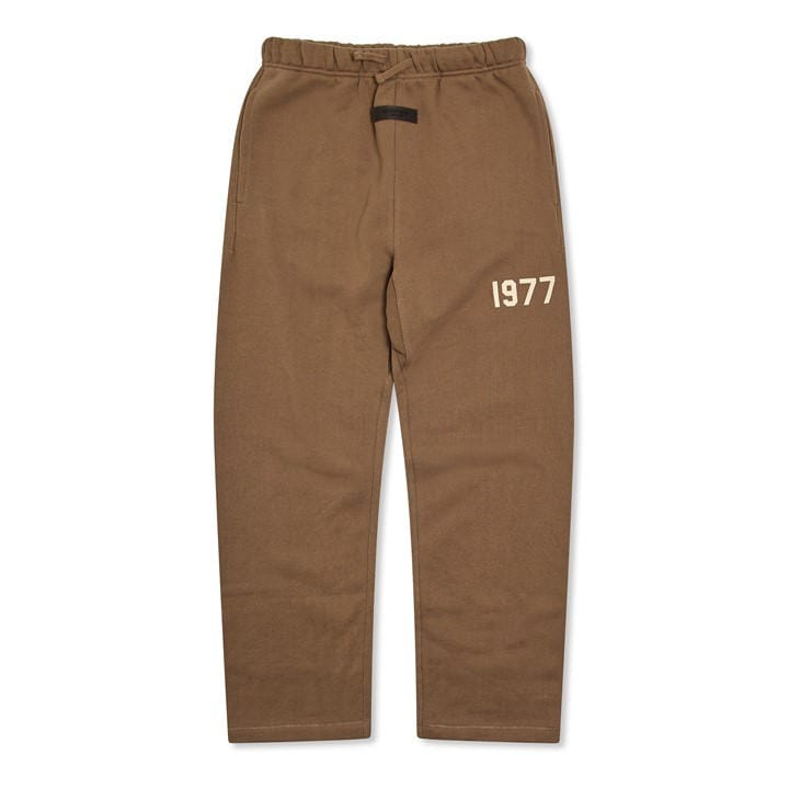 Fear Of God Essentials  Kids Brown ' Relaxed Sweatpant Closed Hem Fleece Joggers in Size 9 - 10 Years, Sports Direct