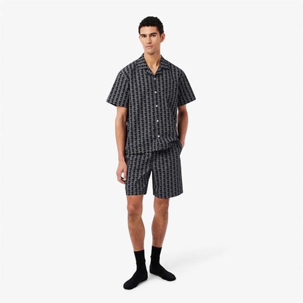 Black 6ZW - Lacoste - Men's Pyjama Shorts