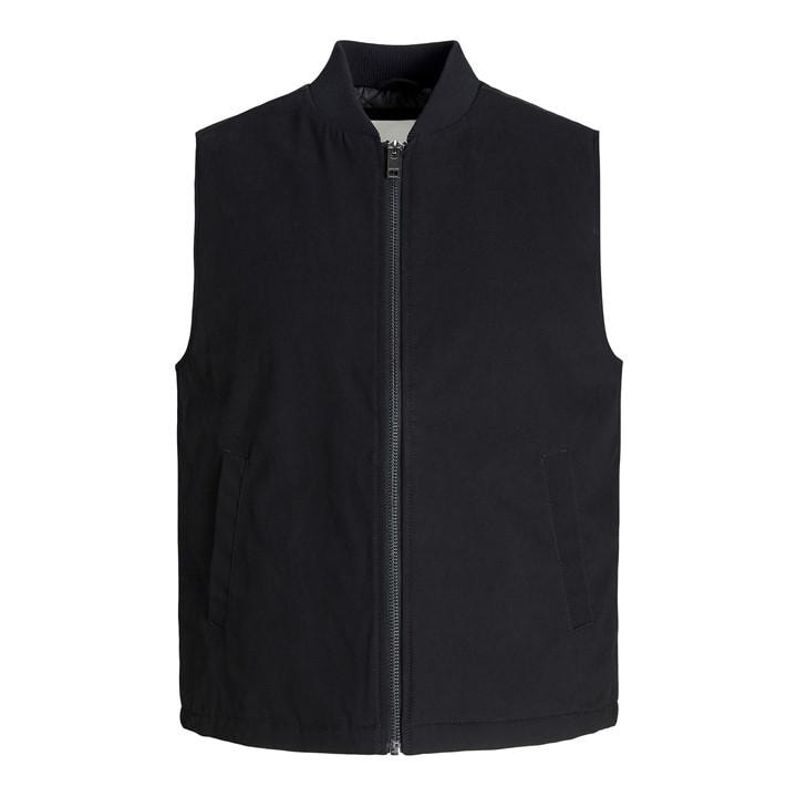 Jack And Jones Men's Black Dover Worker Gilet in Size M, Sports Direct