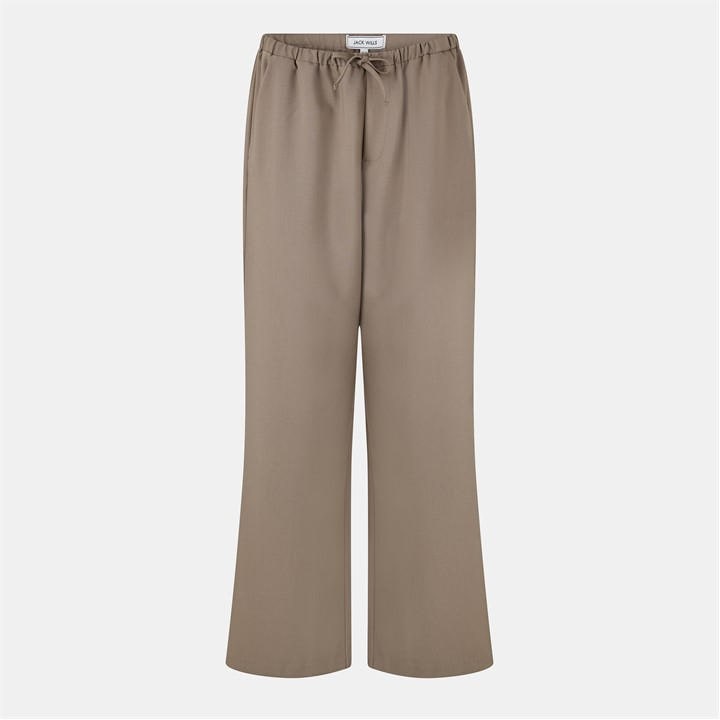 Jack Wills Women's Brown Pinstripe Tailored Trousers in Size 12, Sports Direct