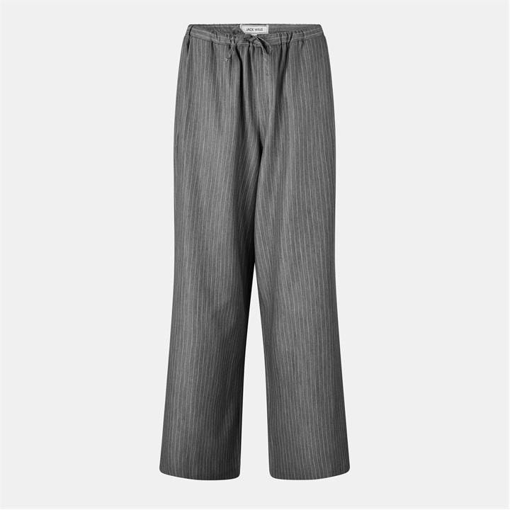 Jack Wills Women's  Pinstripe Tailored Trousers in Size 12, Sports Direct