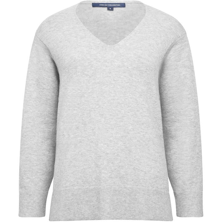 French Connection Women's Grey Ebba Vhari Jumper in Size 12, Sports Direct