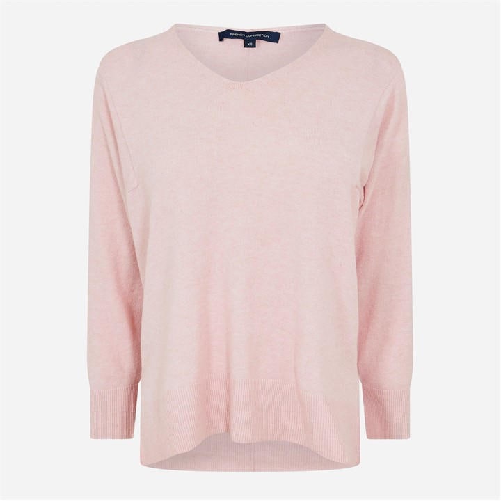French Connection Women's Pink Ebba Vhari Jumper in Size 6, Sports Direct