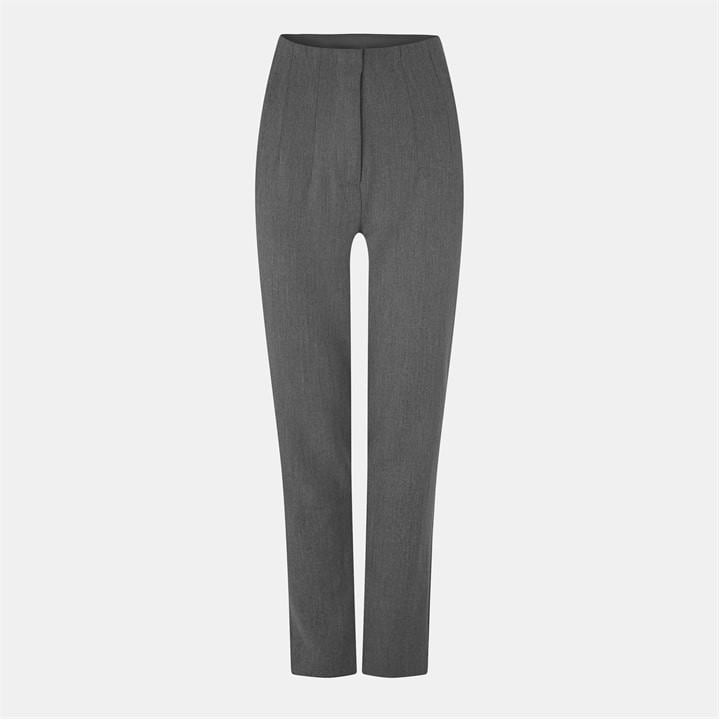 Vila Women's Grey Vivarone Trousers in Size 44 (XXL), Sports Direct