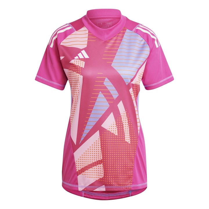 Adidas Women's Pink Tiro 24 Pro Short Sleeve Goalkeeper Jersey in Size M, Sports Direct
