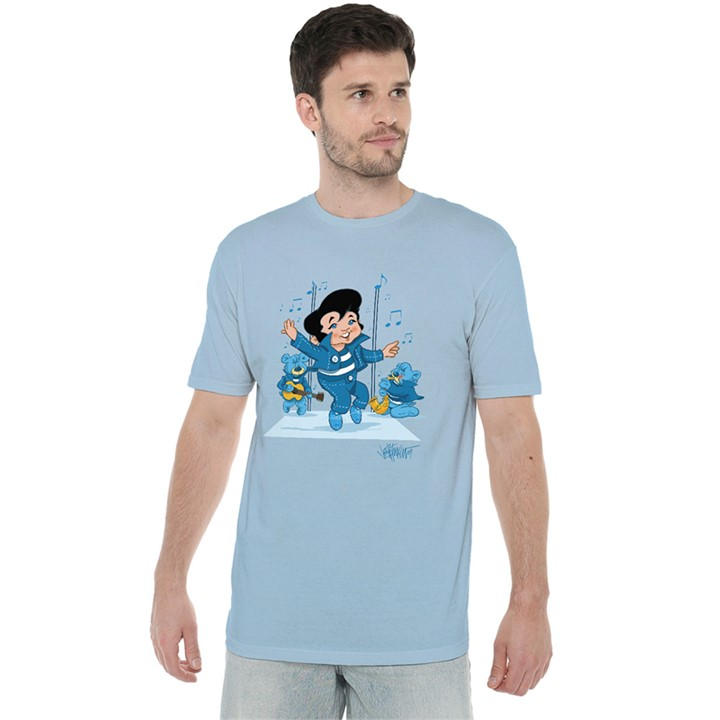 Elvis Presley Men's Blue Jailhouse Rocker T-Shirt Light in Size 2XL, Sports Direct