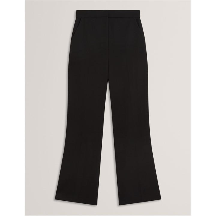 Ted Baker Women's Black Flared Trousers in Size 10, Sports Direct