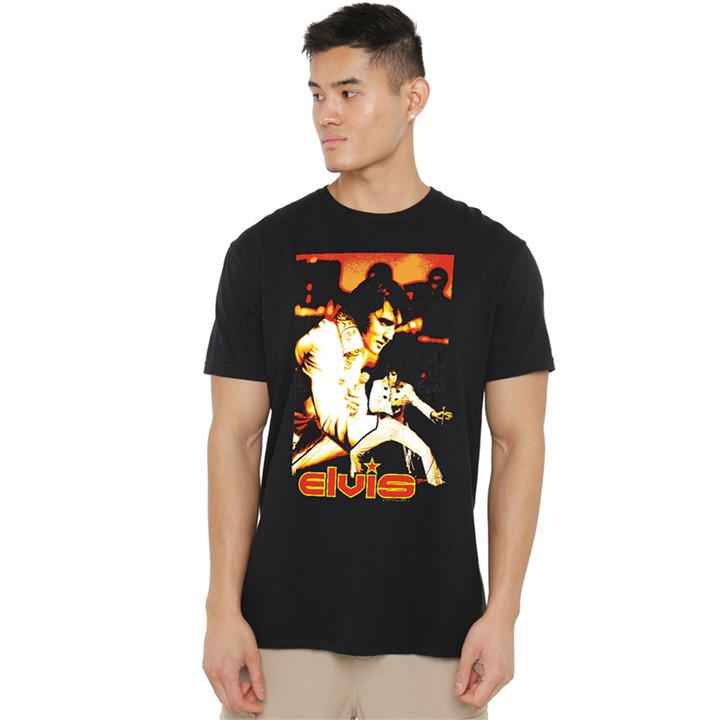 Elvis Presley Men's Black Showman T-Shirt in Size 2XL, Sports Direct