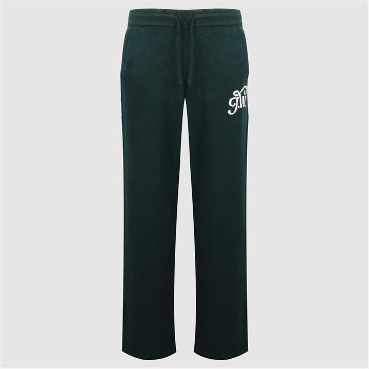 Jack Wills Men's Green Acrylic Oversized Fit Knitted Trousers in Size M, Sports Direct