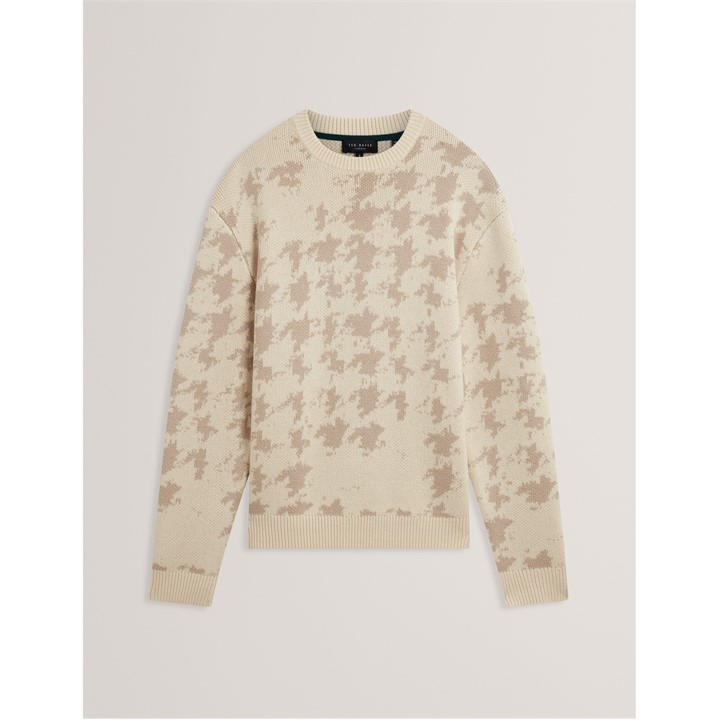 Ted Baker Men's White Crew Neck Knitted Top in Size XL, Sports Direct