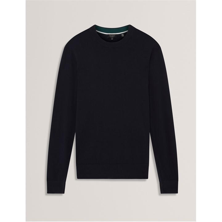 Ted Baker Men's Blue Merino Blend Crew Neck Jumper in Size 2XL, Sports Direct