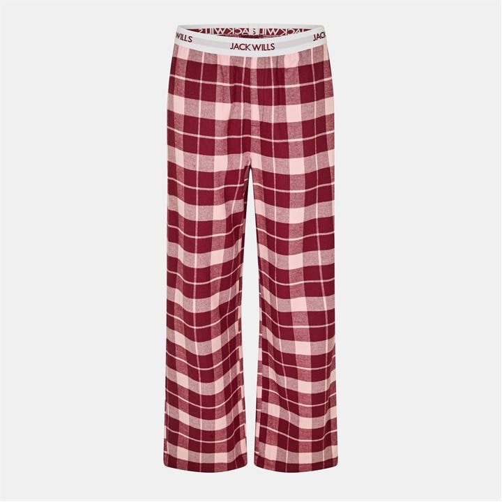 Jack Wills Women's  Flannel Pyjama Trousers in Size 8, Sports Direct
