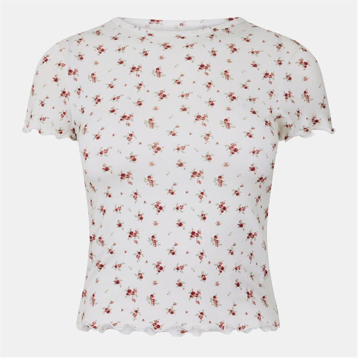Jack Wills Women's White Printed Set Pyjama Shorts in Size 10, Sports Direct