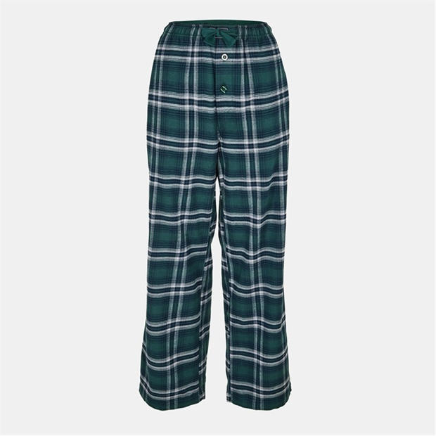 Tmavá borovice - Jack Wills - Men's JW Flannel Check Pyjama Trousers