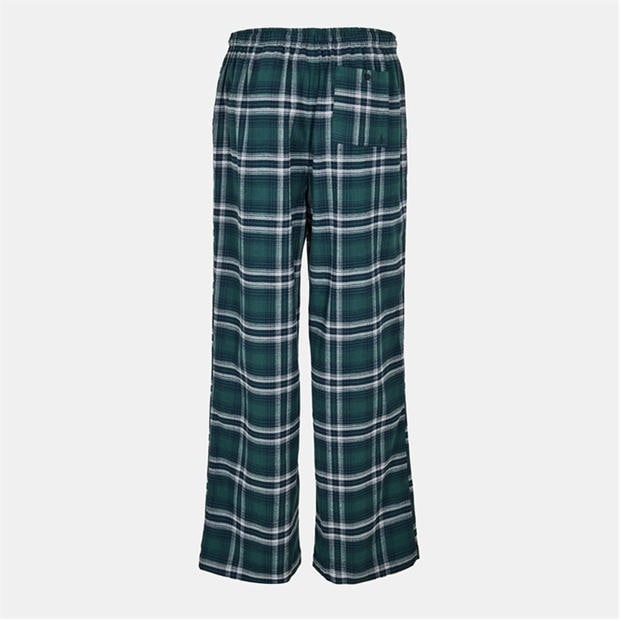 Tmavá borovice - Jack Wills - Men's JW Flannel Check Pyjama Trousers