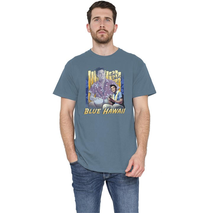 Elvis Presley Men's Blue Hawaii T-Shirt Carolina in Size 3XL, Sports Direct