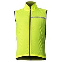 Sports Direct Castelli Men's Squadra Windproof Packable Sleeveless Gilet - Yellow | Massive selection of Sports + Interest FREE credit.