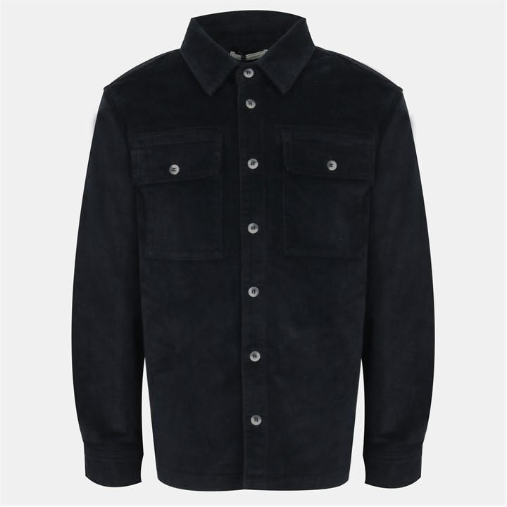 Jack Wills Men's Black Jw Cord Shirt Sn54 in Size 2XL, Sports Direct