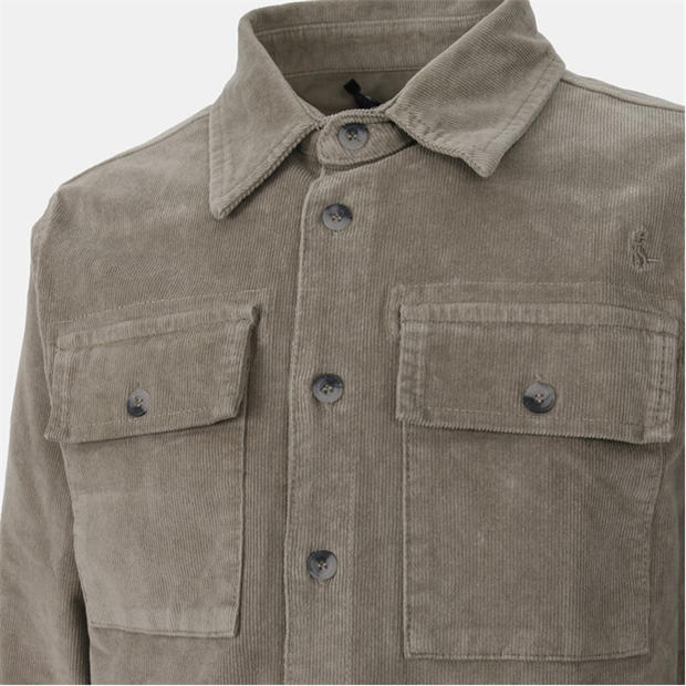 Silver Sage - Jack Wills - JW Cord Shirt Sn54