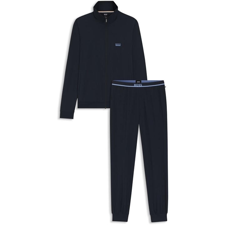 Boss Men's Blue Bodywear Matching Long Pj Set in Size L, Sports Direct