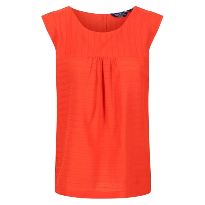 Regatta Women's Red Bridgidine Sleeveless Shirt in Size 14, Sports Direct