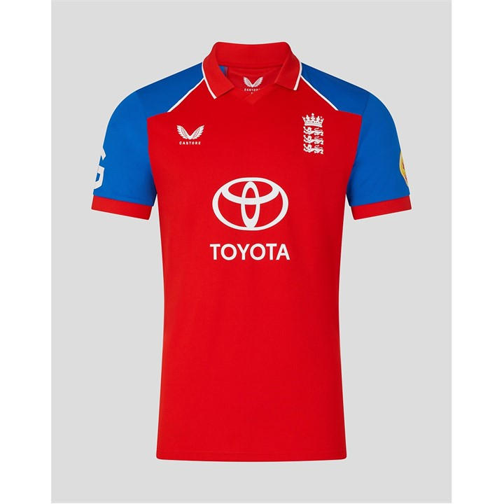 England  Men's  26/27  Cricket T20 Shirt, Football by Castore in Size L, Sports Direct