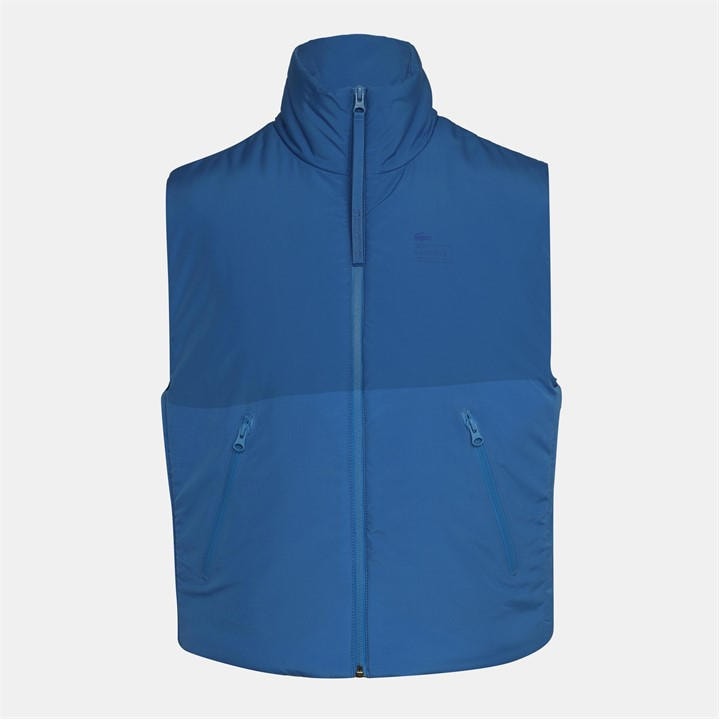 Lacoste Women's Blue Blouson Gilet in Size 10, Sports Direct