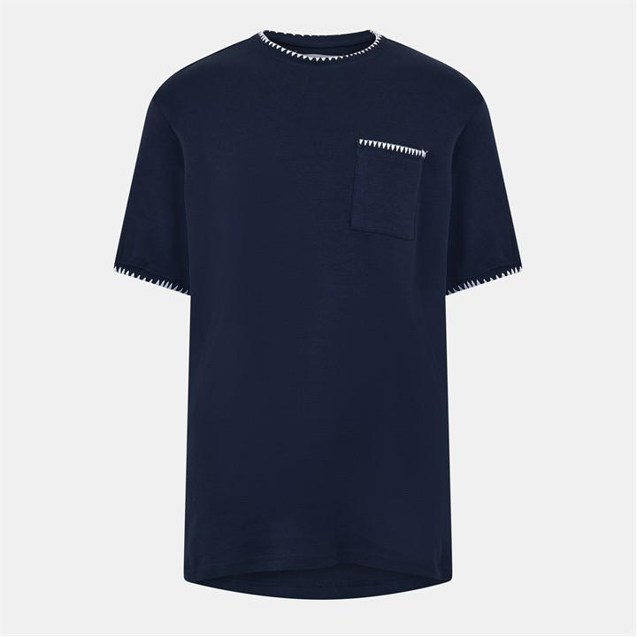 Threadbare Men's Blue Perth Knitted Top in Size M, Sports Direct