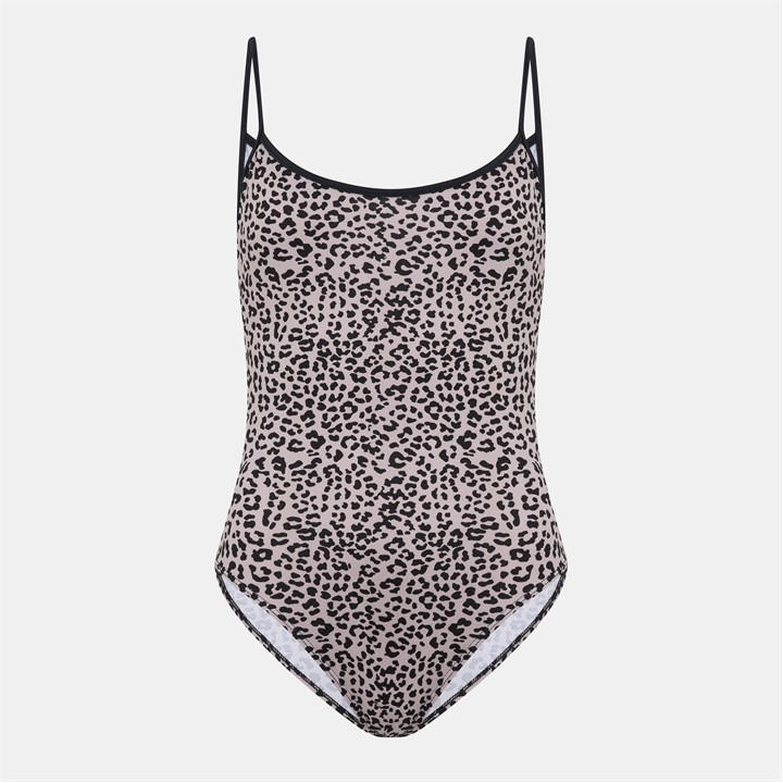 Brave Soul Women's  Animal Print Bodysuit in Size 8, Sports Direct