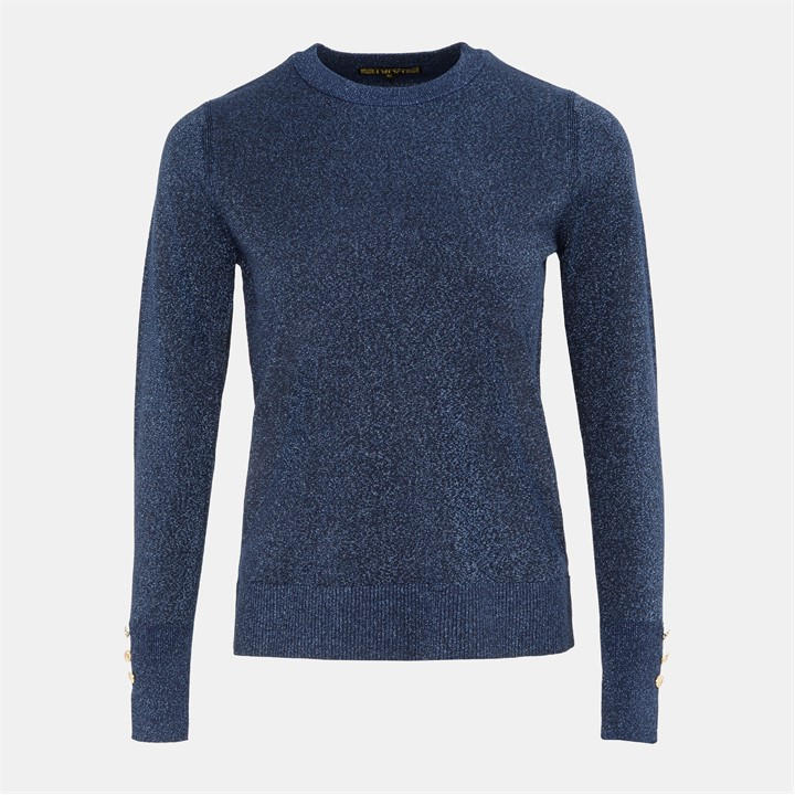 Biba Women's Blue Shimmer Jumper Ld61 in Size 14, Sports Direct