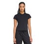 Black - adidas - Z.N.E. Womens Baby Tee