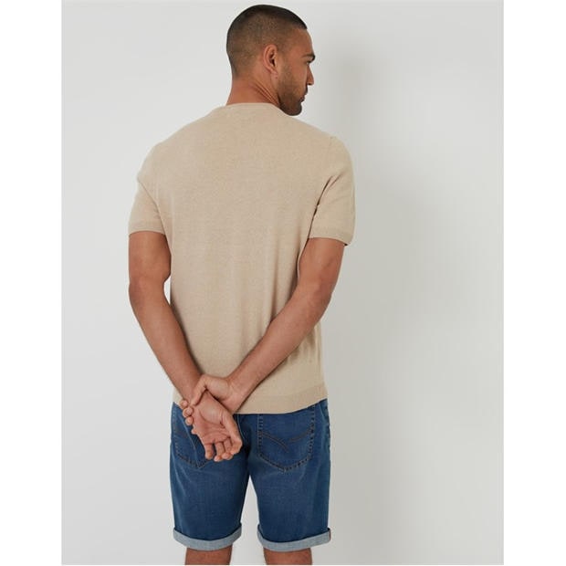 Threadbare Men's Davenfield Knitted T-Shirt | SportsDirect.com USA