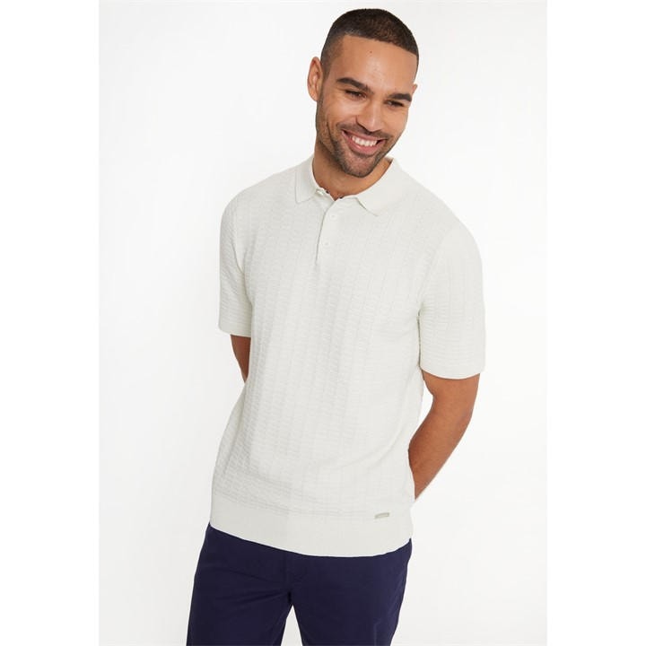 Threadbare Men's Beige Halliwell Knitted Top in Size XL, Sports Direct