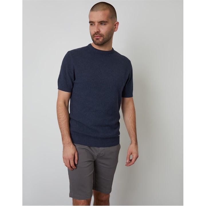 Threadbare Men's Blue Welsh Knitted Top in Size L, Sports Direct