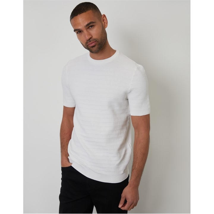 Threadbare Men's Beige Taybor Knitted Top in Size 2XL, Sports Direct