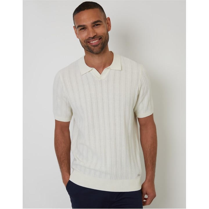 Threadbare Men's Beige Lynwood Knitted Top in Size M, Sports Direct