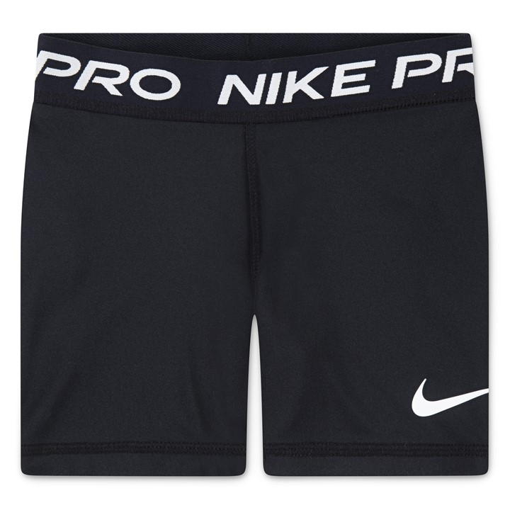 Nike Girls Black ' Pro Performance Shorts in Size 2 - 3 Years, Sports Direct