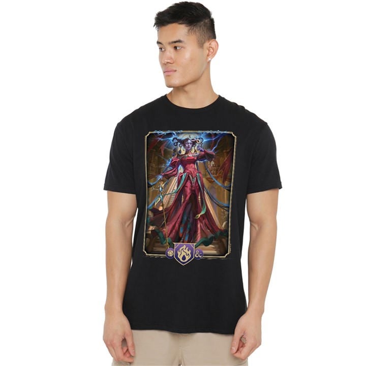 Hasbro Men's Black Dungeons & Dragons - 2024 Sorcerer Key Art T-Shirt in Size XL, Sports Direct