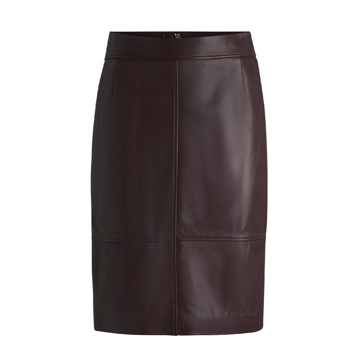 Boss Women's Red Selrita5 Pencil Skirt in Size 16, Sports Direct
